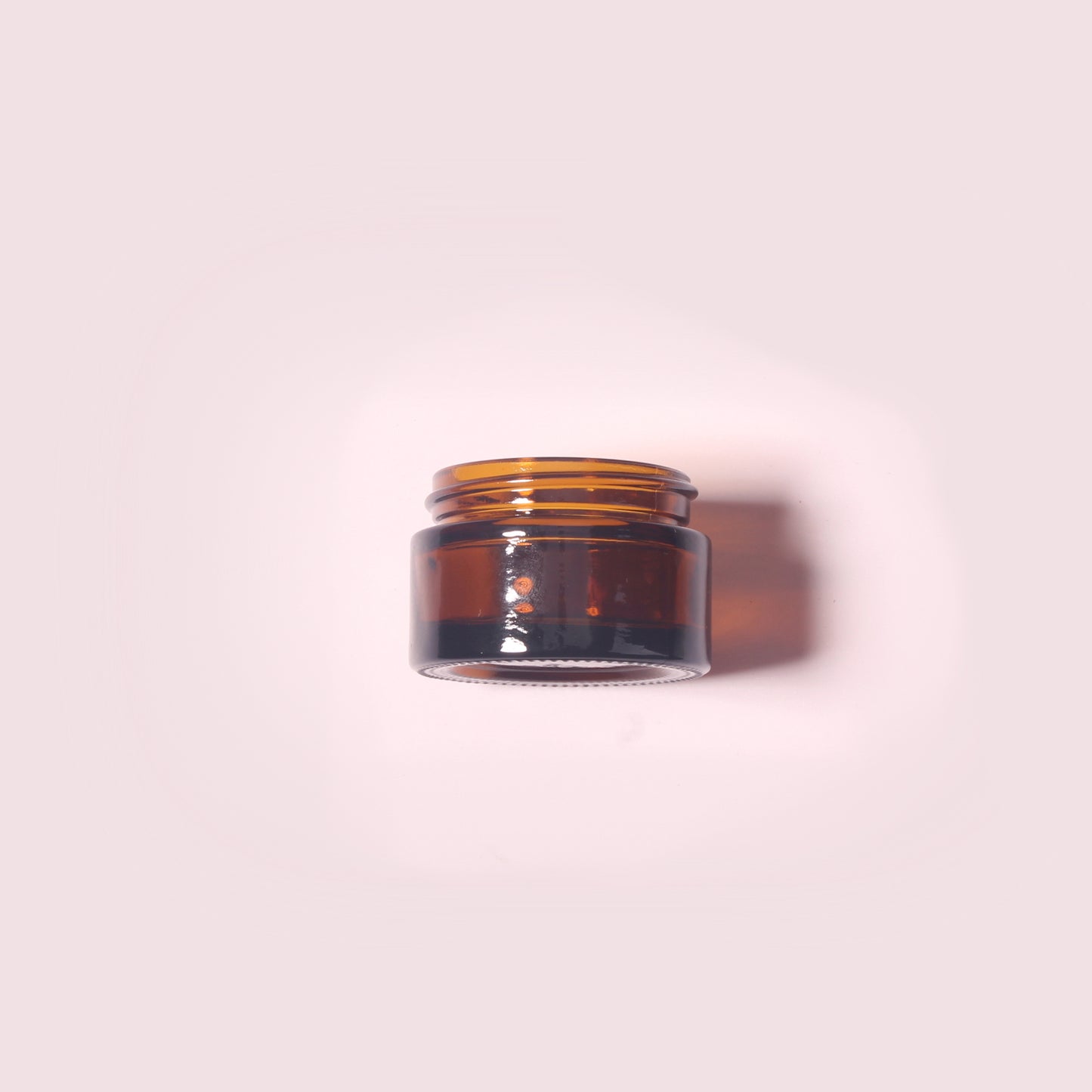 70 Bottles per Box - Glass Cosmetic Jars Wholesale -20 ml/0.7 oz, Empty Refillable Cosmetic Storage Jars (Includes Lid)