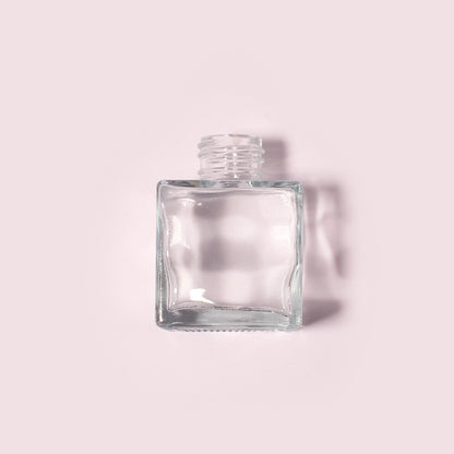 50 Bottles Per Case - Aromatherapy Diffuser Bottles Wholesale - 60 ml/2.03 oz Empty Aromatherapy Diffuser Bottles with Roll-Up Neck (Includes Cap)