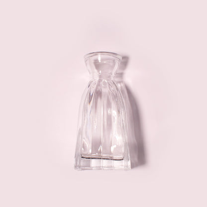 50 Bottles Per Case - Aromatherapy Diffuser Bottles Wholesale - 100 ml/3.4 oz Empty Aromatherapy Diffuser Bottles with Roll-Up Neck (Includes Cap)