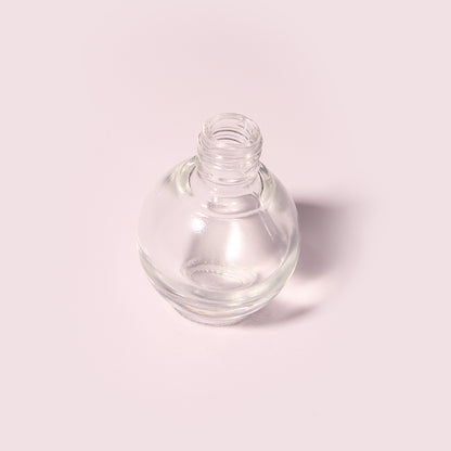 300 Bottles per Box - Glass Nail Polish Bottles Wholesale -11 ml, Empty Refillable Nail Polish Storage Bottles (Includes Lid)