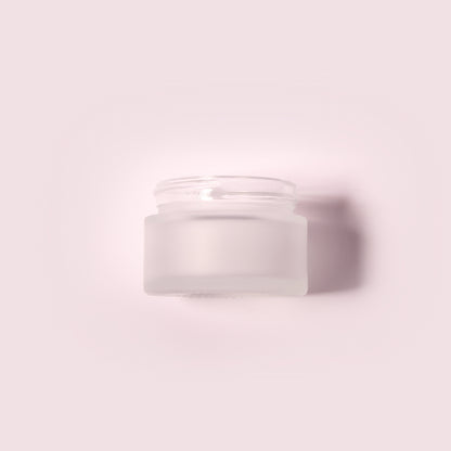 70 Bottles per Box - Glass Cosmetic Jars Wholesale - 35 ml/1.2 oz, Empty Refillable Cosmetic Storage Jars (Includes Lid)