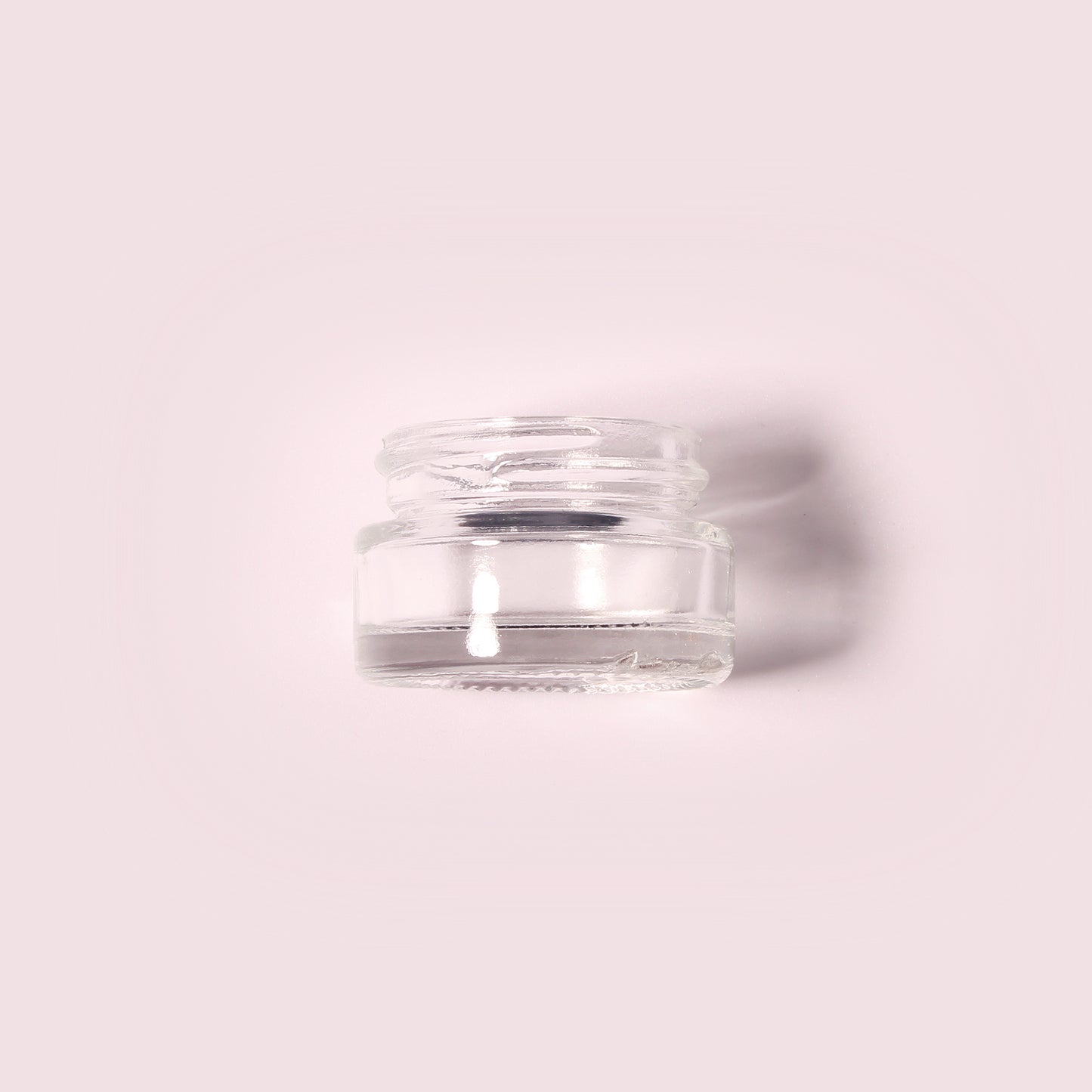 70 Bottles per Box - Glass Cosmetic Jars Wholesale - 10 ml/0.3 oz, Empty Refillable Cosmetic Storage Jars (Includes Lid)