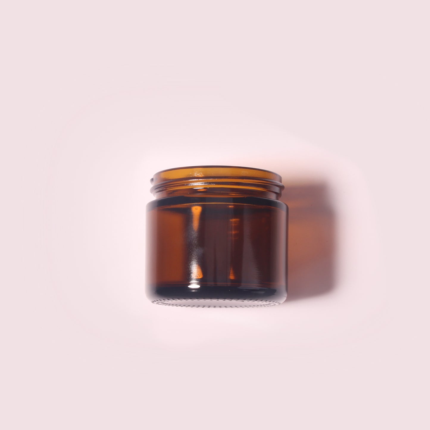 70 Bottles per Box - Glass Cosmetic Jars Wholesale -75 ml/2.5 oz, Empty Refillable Cosmetic Storage Jars (Includes Lid)