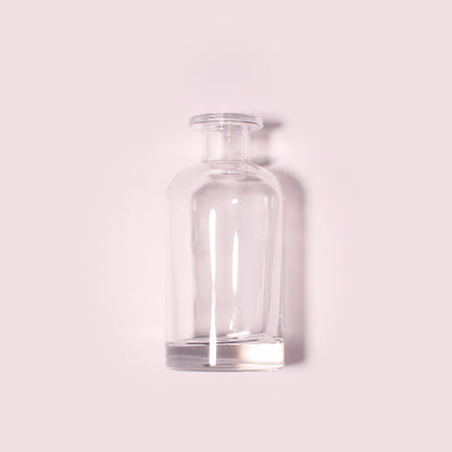50 Bottles Per Case - Aromatherapy Diffuser Bottles Wholesale - 100 ml/3.4 oz Empty Aromatherapy Diffuser Bottles with Roll-Up Neck (Includes Cap)