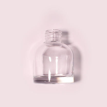 50 Bottles Per Case - Aromatherapy Diffuser Bottles Wholesale - 100 ml/3.4 oz Empty Aromatherapy Diffuser Bottles with Roll-Up Neck (Includes Cap)