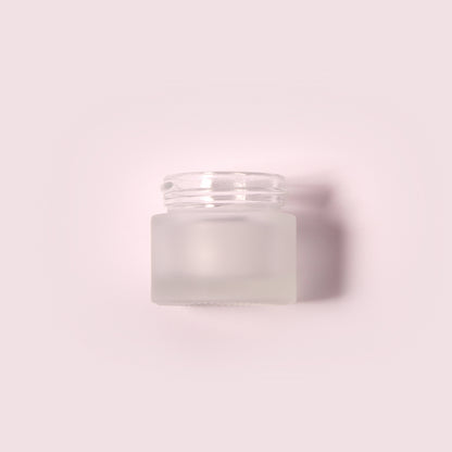 70 Bottles per Box - Glass Cosmetic Jars Wholesale - 12 ml/0.4 oz, Empty Refillable Cosmetic Storage Jars (Includes Lid)