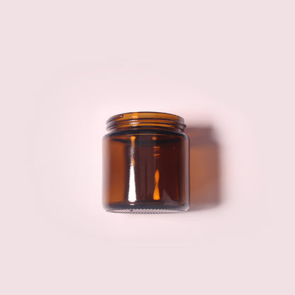 70 Bottles per Box - Glass Cosmetic Jars Wholesale -120 ml/4.1 oz, Empty Refillable Cosmetic Storage Jars (Includes Lid)