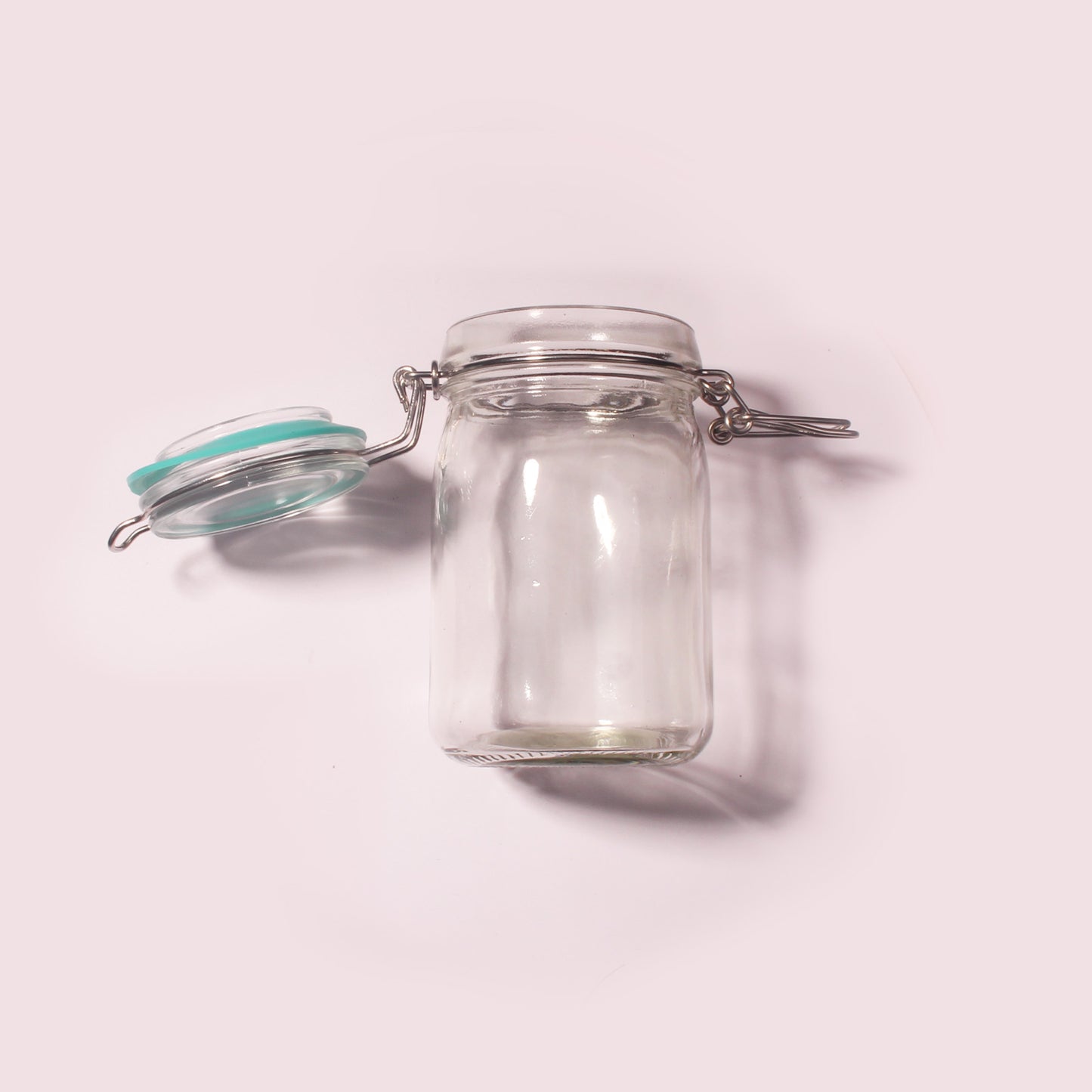 100 Bottles per Box - Glass Spice Jars Wholesale - 230 ml / 7.4 oz, Empty Refillable Spice Storage Jars (Includes Lid)