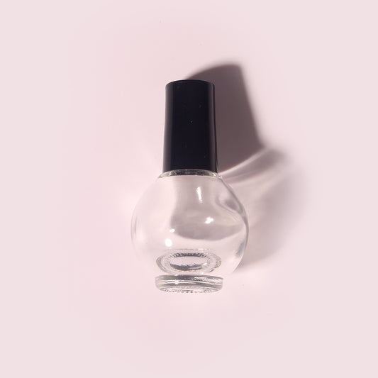 300 Bottles per Box - Glass Nail Polish Bottles Wholesale -11 ml, Empty Refillable Nail Polish Storage Bottles (Includes Lid)