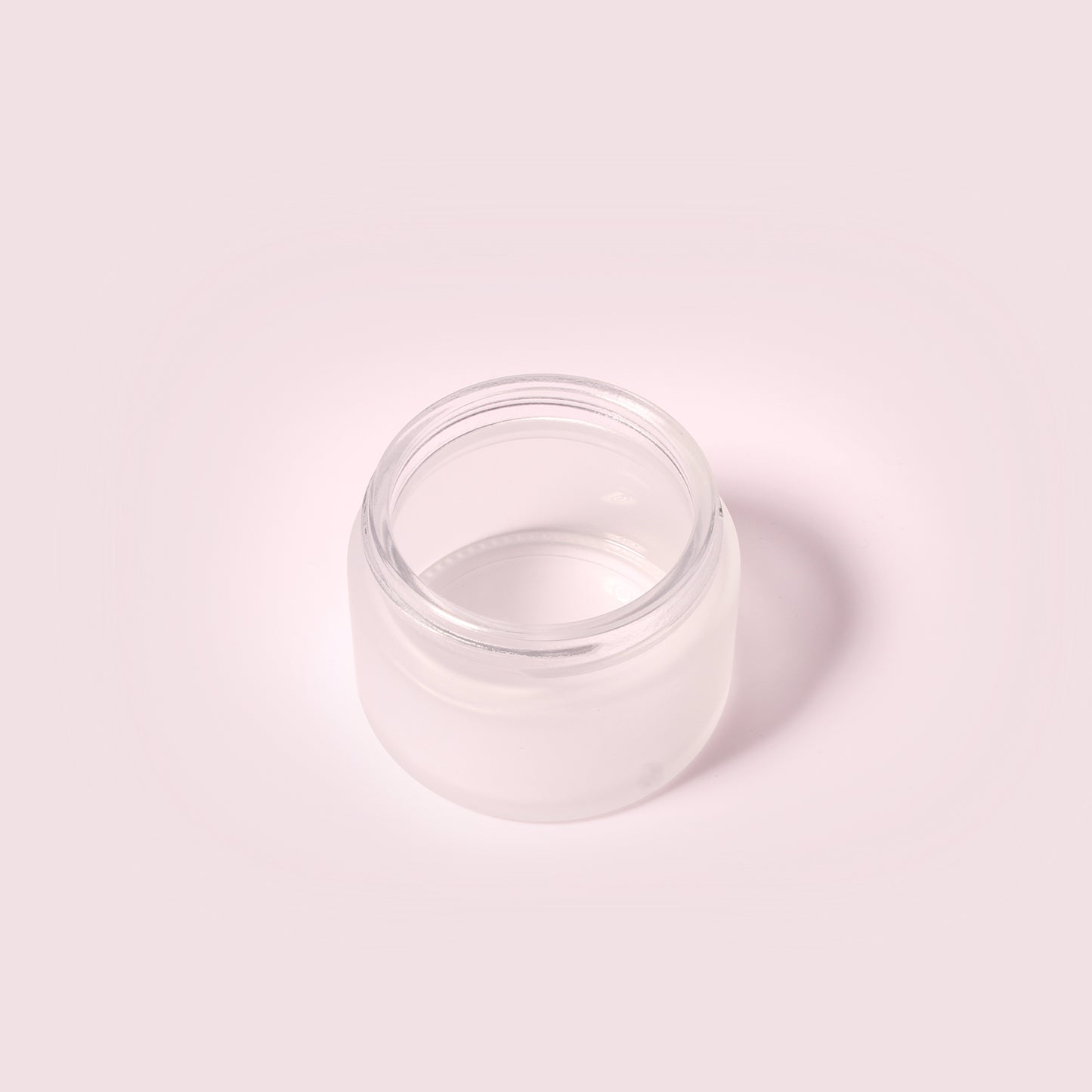 70 Bottles per Box - Glass Cosmetic Jars Wholesale - 55 ml/1.9 oz, Empty Refillable Cosmetic Storage Jars (Includes Lid)