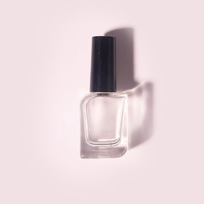 300 Bottles per Box - Glass Nail Polish Bottles Wholesale -11 ml, Empty Refillable Nail Polish Storage Bottles (Includes Lid)