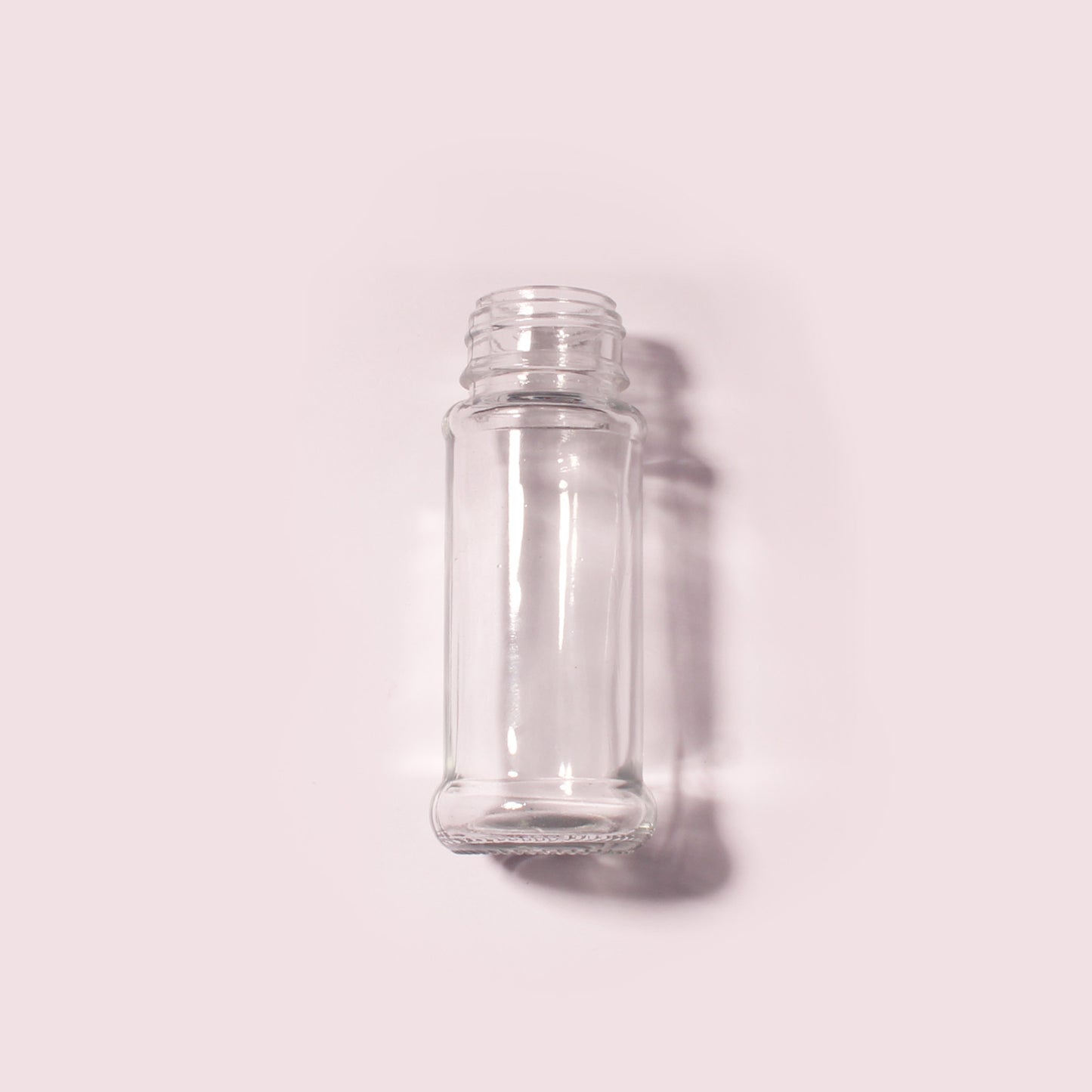 100 Bottles per Box - Glass Spice Jars Wholesale - 75 ml / 2.4 oz, Empty Refillable Spice Storage Jars (Includes Lid)