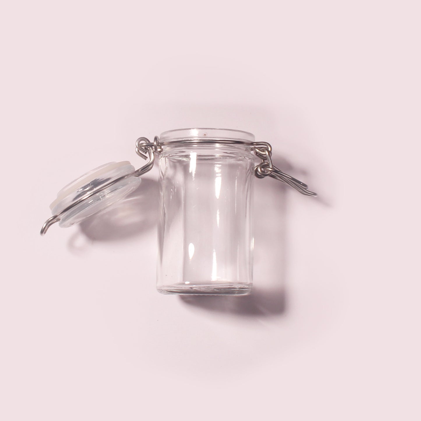 100 Bottles per Box - Glass Spice Jars Wholesale - 65 ml / 2.1 oz, Empty Refillable Spice Storage Jars (Includes Lid)