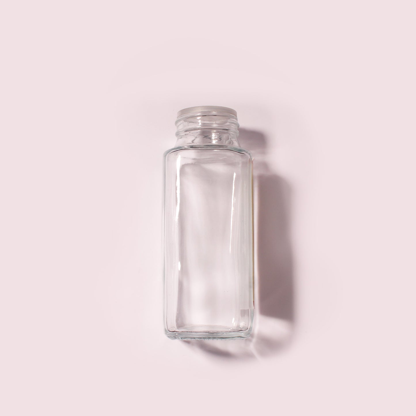 100 Bottles per Box - Glass Spice Jars Wholesale - 240 ml / 7.7 oz, Empty Refillable Spice Storage Jars (Includes Lid)