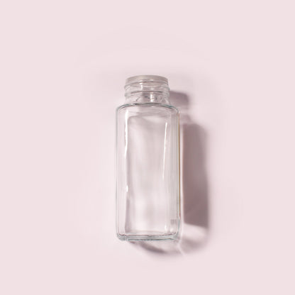 100 Bottles per Box - Glass Spice Jars Wholesale - 240 ml / 7.7 oz, Empty Refillable Spice Storage Jars (Includes Lid)