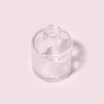 50 Bottles Per Case - Aromatherapy Diffuser Bottles Wholesale - 100 ml/3.4 oz Empty Aromatherapy Diffuser Bottles with Roll-Up Neck (Includes Cap)