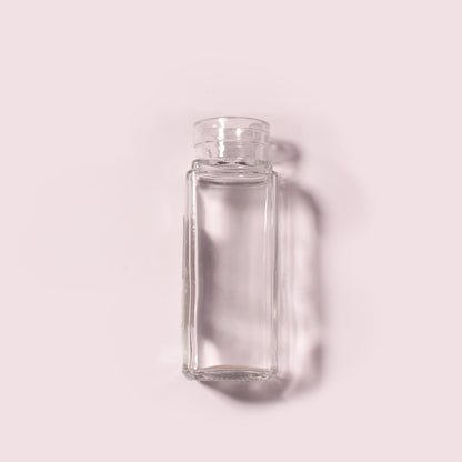 100 Bottles per Box - Glass Spice Jars Wholesale - 95 ml / 3.1 oz, Empty Refillable Spice Storage Jars (Includes Lid)