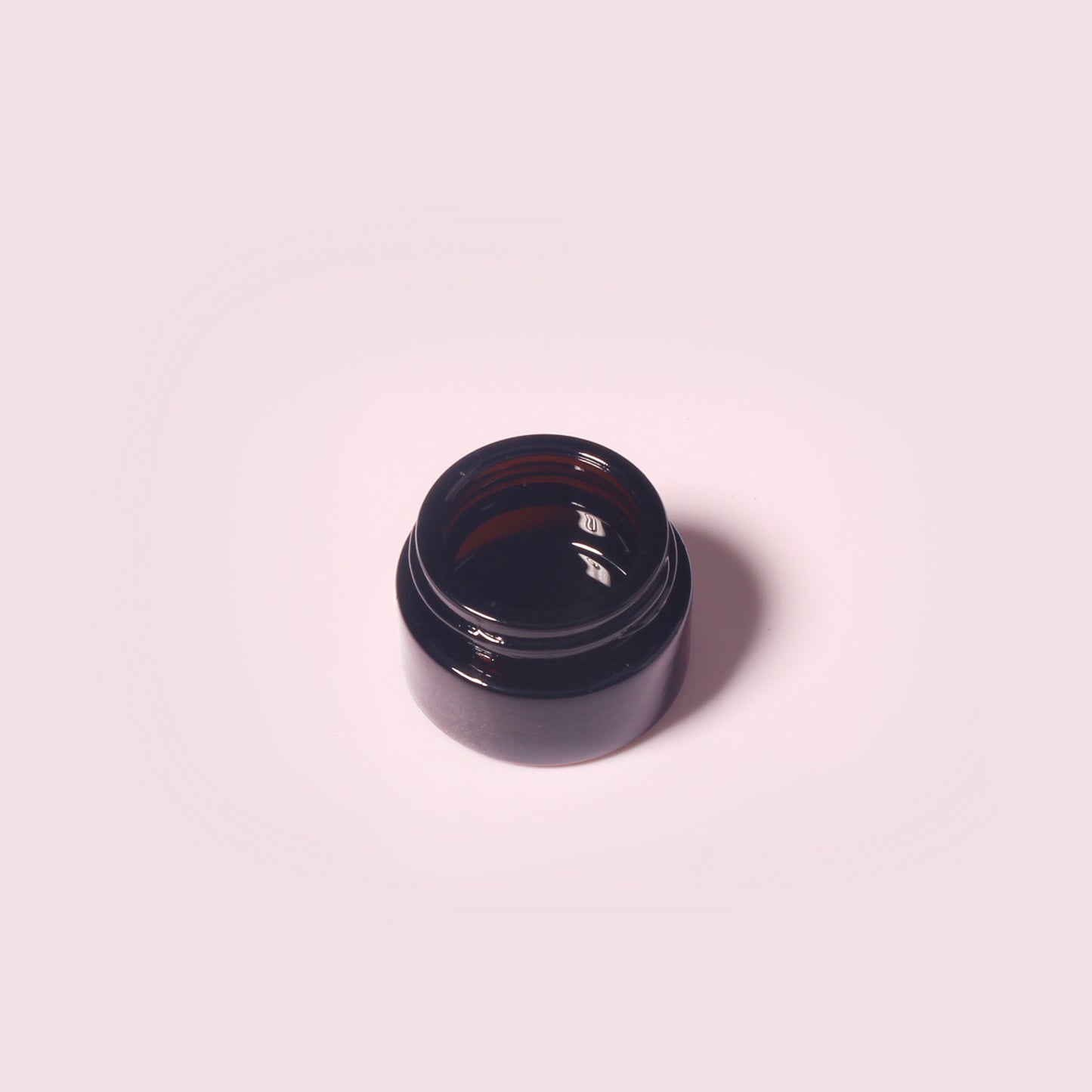 70 Bottles per Box - Glass Cosmetic Jars Wholesale -10 ml/0.3 oz, Empty Refillable Cosmetic Storage Jars (Includes Lid)