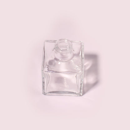 50 Bottles Per Case - Aromatherapy Diffuser Bottles Wholesale - 100 ml/3.4 oz Empty Aromatherapy Diffuser Bottles with Roll-Up Neck (Includes Cap)