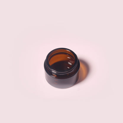 70 Bottles per Box - Glass Cosmetic Jars Wholesale - 35 ml/1.2 oz, Empty Refillable Cosmetic Storage Jars (Includes Lid)