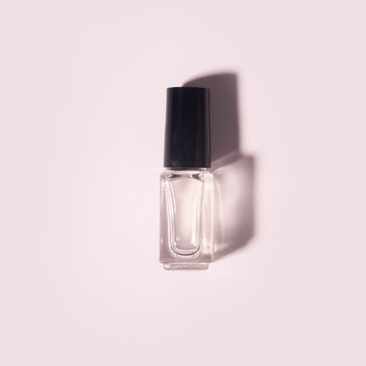 300 Bottles per Box - Glass Nail Polish Bottles Wholesale -4 ml, Empty Refillable Nail Polish Storage Bottles (Includes Lid)