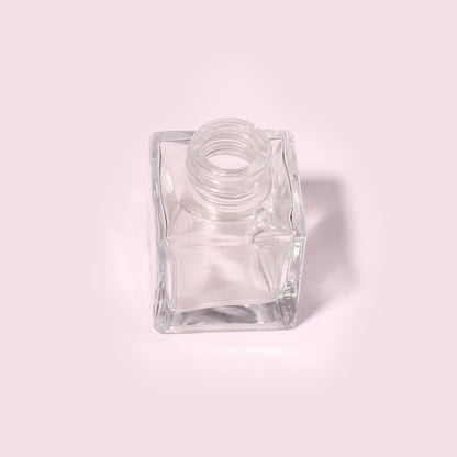 60 Bottles Per Case - Aromatherapy Diffuser Bottles Wholesale - 50 ml/1.7 oz Empty Aromatherapy Diffuser Bottles with Roll-Up Neck (Includes Cap)