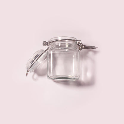 100 Bottles per Box - Glass Spice Jars Wholesale - 100 ml / 3.2 oz, Empty Refillable Spice Storage Jars (Includes Lid)