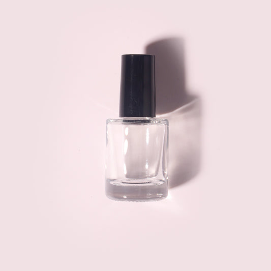 300 Bottles per Box - Glass Nail Polish Bottles Wholesale -10 ml, Empty Refillable Nail Polish Storage Bottles (Includes Lid)
