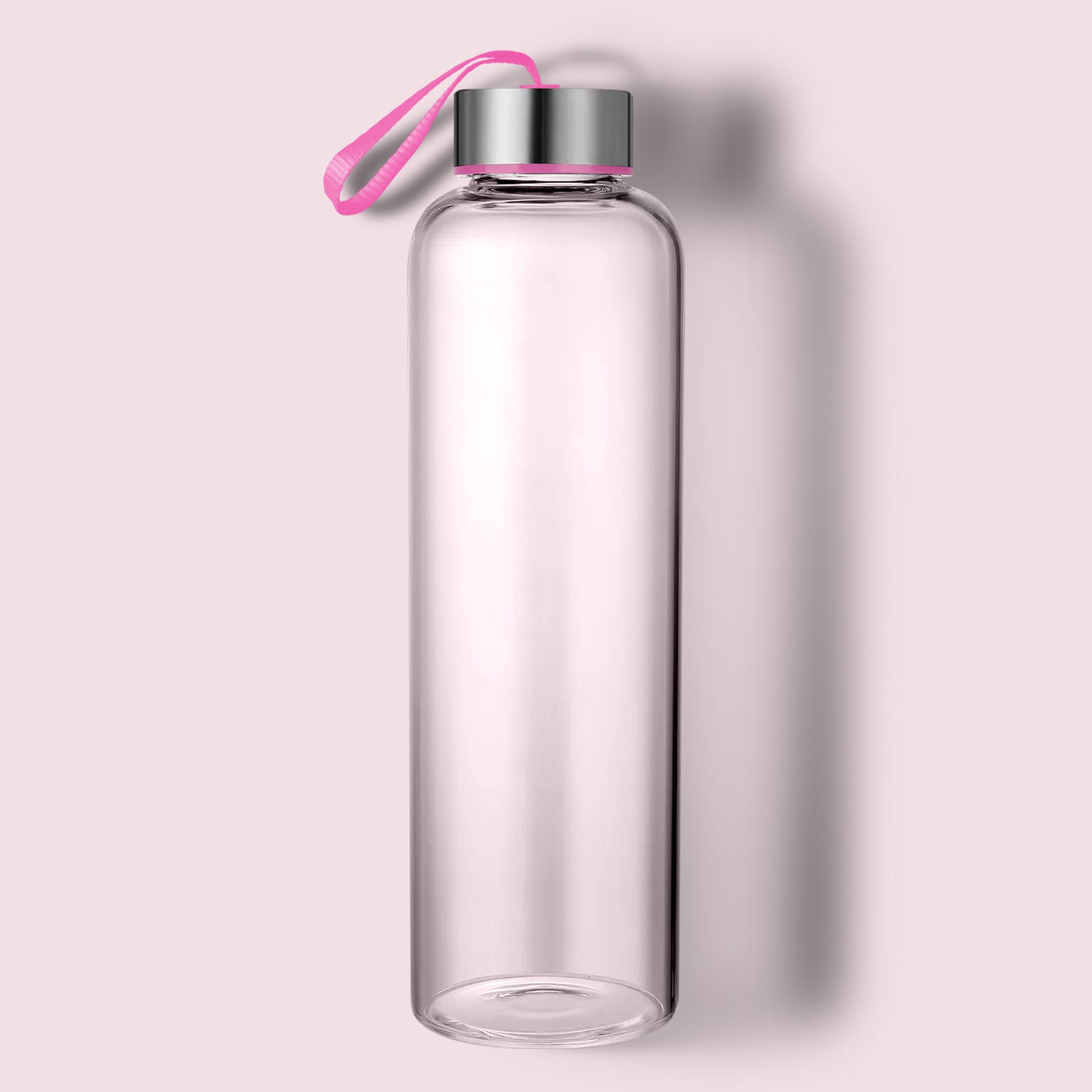 3-Pack 18 oz Glass Water Bottles with Lids – Reusable Juice Bottles, Wide Mouth for Easy Cleaning, Airtight Seals for Freshness, Perfect for Juices, Smoothies, and Refrigeration