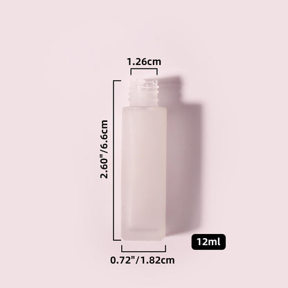 400 Bottles per Box - Glass Car Air Freshener Bottles Wholesale - 12 ml, Empty Refillable Car Scent Storage Bottles (Includes Lid)