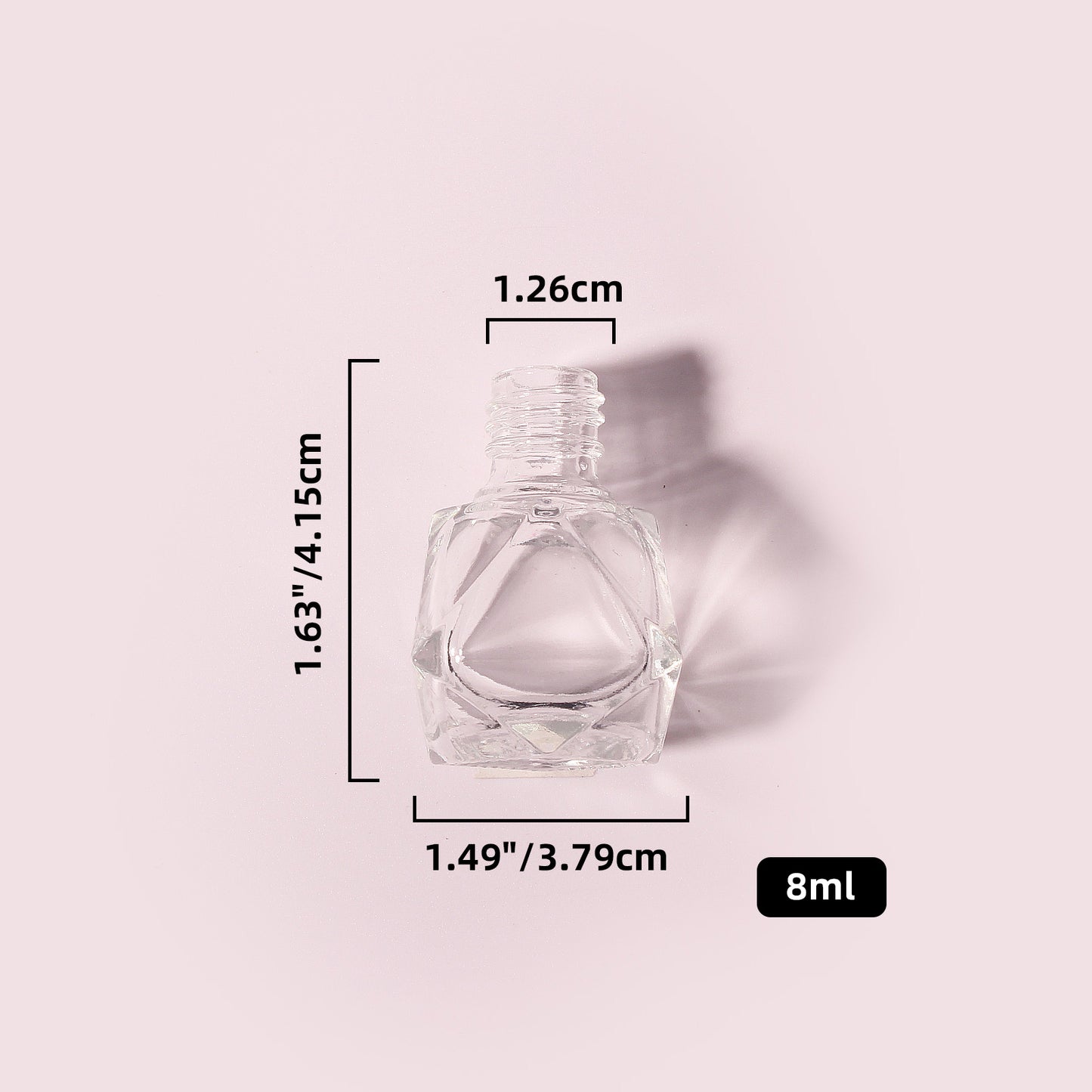 400 Bottles per Box - Glass Car Air Freshener Bottles Wholesale - 8 ml, Empty Refillable Car Scent Storage Bottles (Includes Lid)