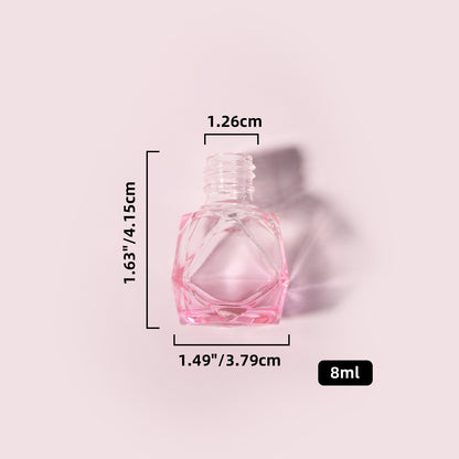 400 Bottles per Box - Glass Car Air Freshener Bottles Wholesale - 8 ml, Empty Refillable Car Scent Storage Bottles (Includes Lid)