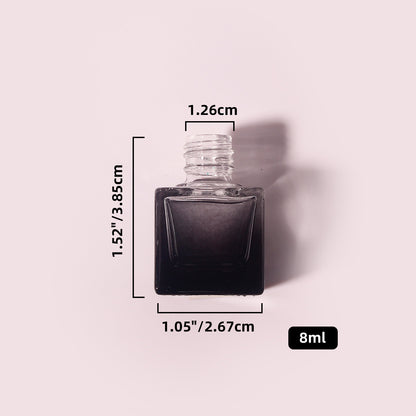 400 Bottles per Box - Glass Car Air Freshener Bottles Wholesale - 8 ml, Empty Refillable Car Scent Storage Bottles (Includes Lid)