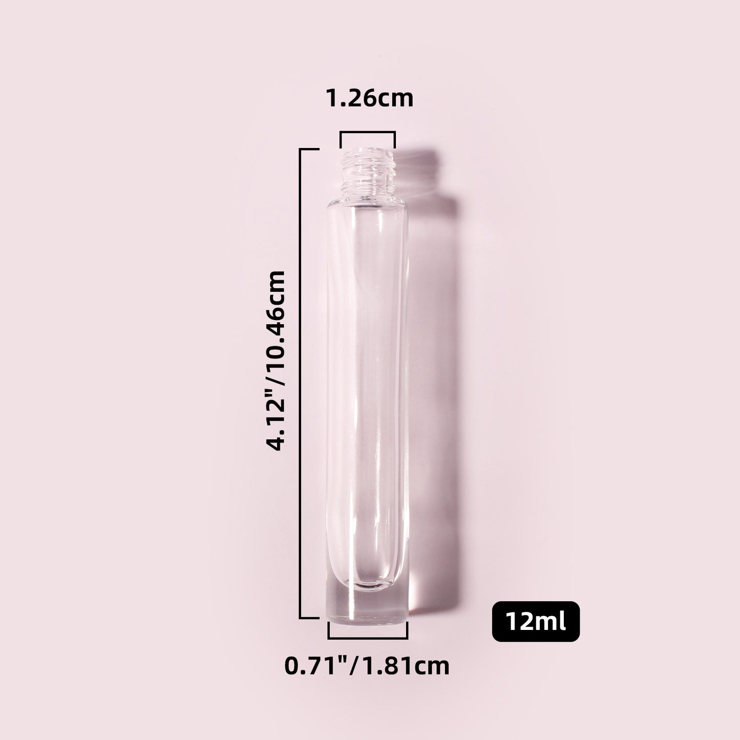 400 Bottles per Box - Glass Car Air Freshener Bottles Wholesale - 12 ml, Empty Refillable Car Scent Storage Bottles (Includes Lid)