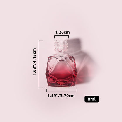400 Bottles per Box - Glass Car Air Freshener Bottles Wholesale - 8 ml, Empty Refillable Car Scent Storage Bottles (Includes Lid)