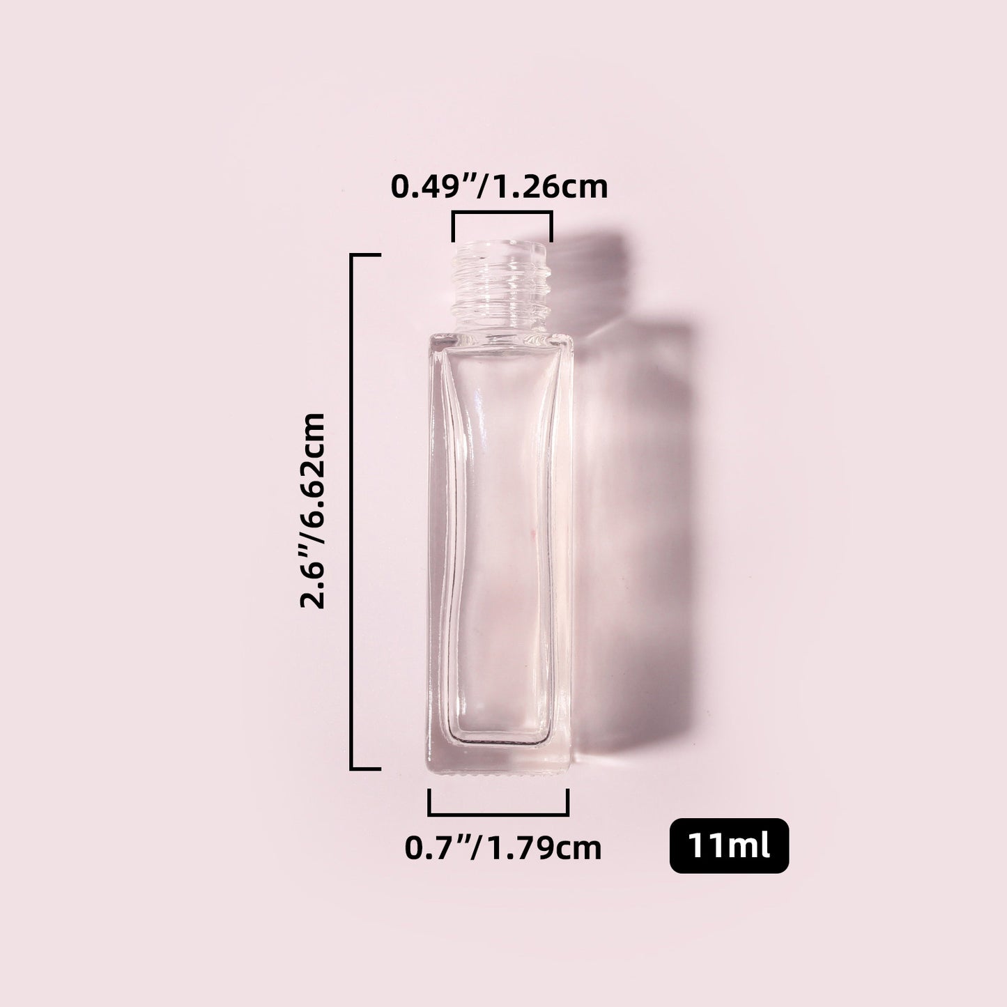 400 Bottles per Box - Glass Car Air Freshener Bottles Wholesale - 11 ml, Empty Refillable Car Scent Storage Bottles (Includes Lid)