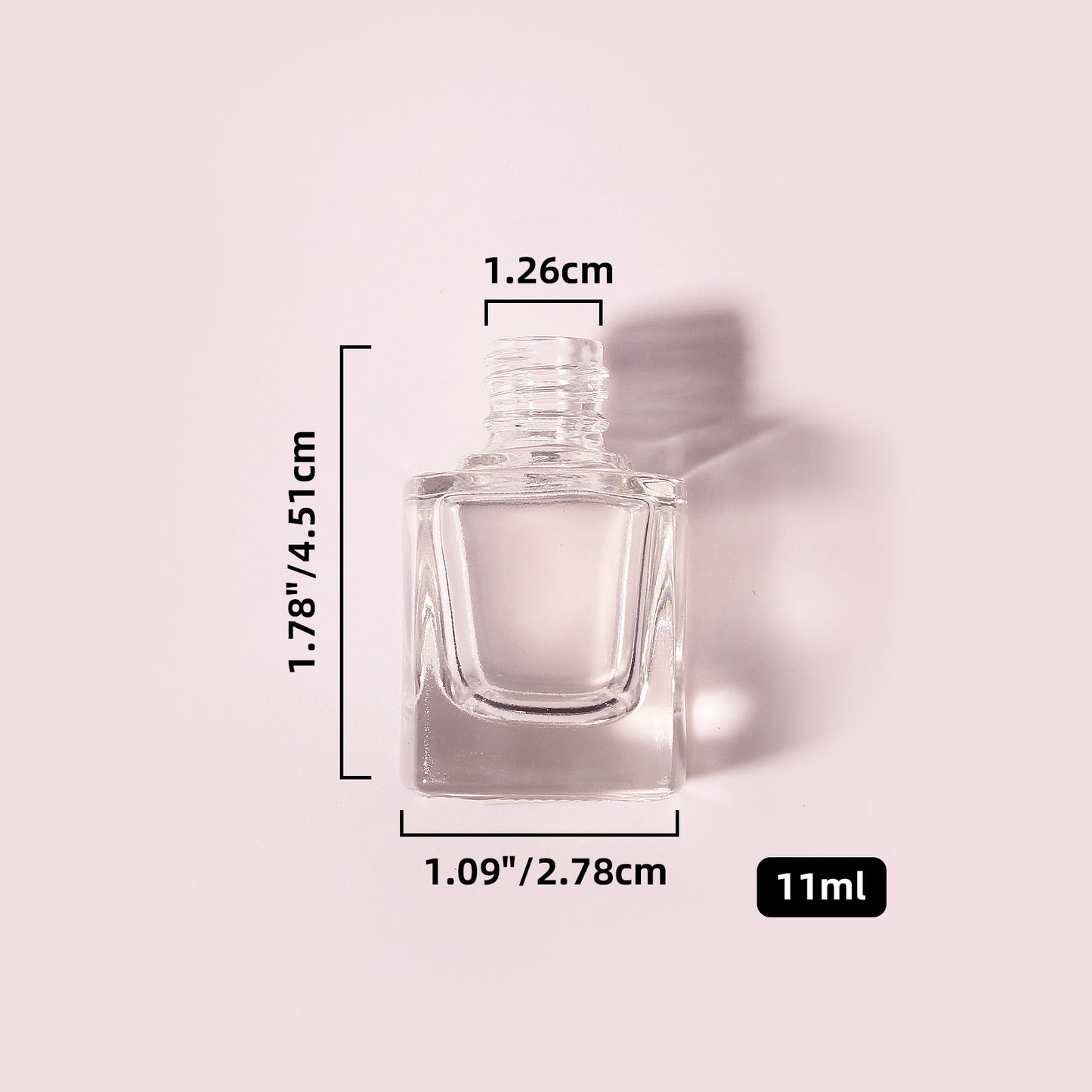 400 Bottles per Box - Glass Car Air Freshener Bottles Wholesale - 11 ml, Empty Refillable Car Scent Storage Bottles (Includes Lid)