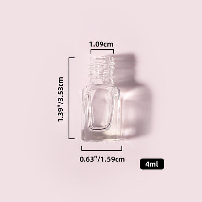 400 Bottles per Box - Glass Car Air Freshener Bottles Wholesale - 4 ml, Empty Refillable Car Scent Storage Bottles (Includes Lid)