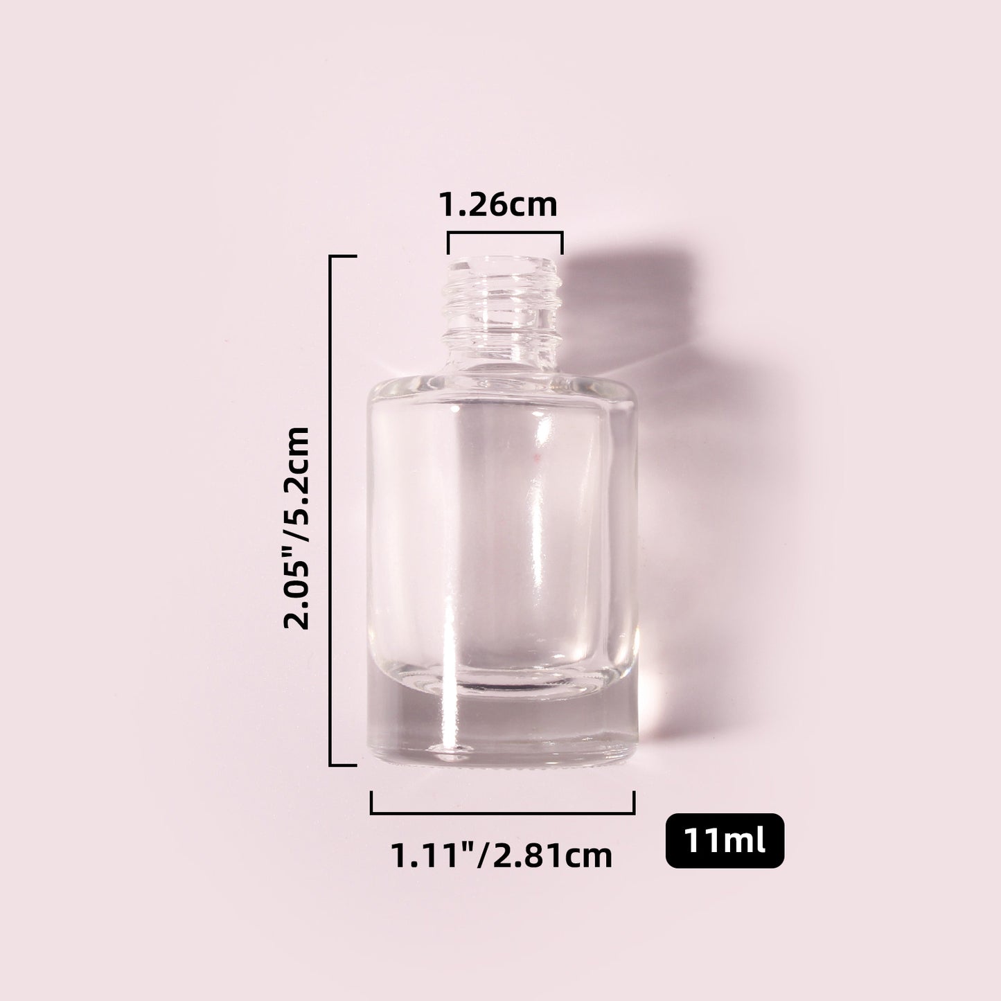 400 Bottles per Box - Glass Car Air Freshener Bottles Wholesale - 11 ml, Empty Refillable Car Scent Storage Bottles (Includes Lid)