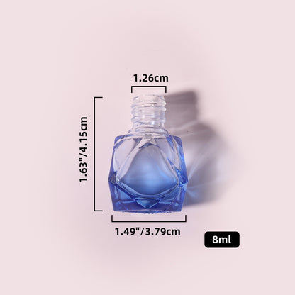 400 Bottles per Box - Glass Car Air Freshener Bottles Wholesale - 8 ml, Empty Refillable Car Scent Storage Bottles (Includes Lid)
