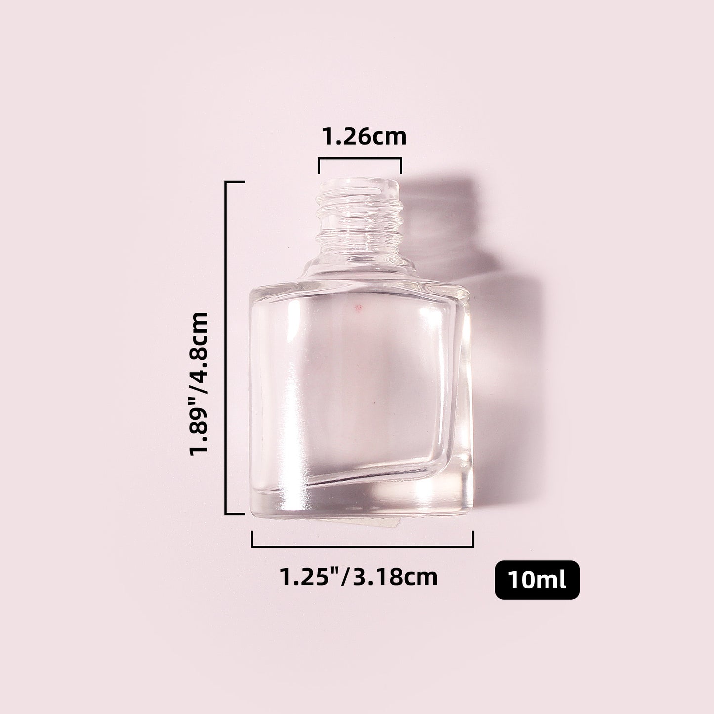 400 Bottles per Box - Glass Car Air Freshener Bottles Wholesale - 10 ml, Empty Refillable Car Scent Storage Bottles (Includes Lid)