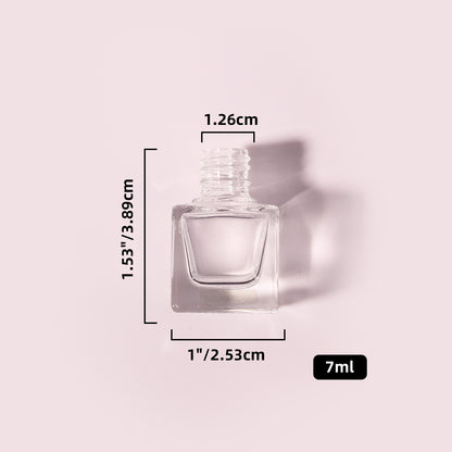 400 Bottles per Box - Glass Car Air Freshener Bottles Wholesale - 7 ml, Empty Refillable Car Scent Storage Bottles (Includes Lid)