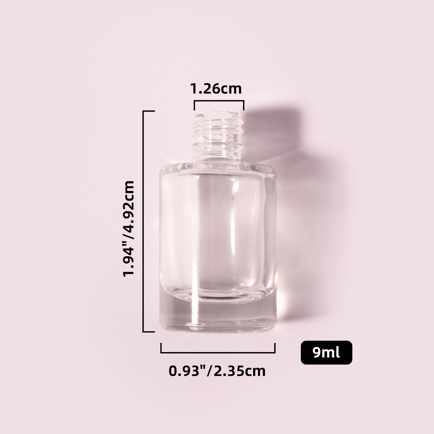 400 Bottles per Box - Glass Car Air Freshener Bottles Wholesale - 9 ml, Empty Refillable Car Scent Storage Bottles (Includes Lid)