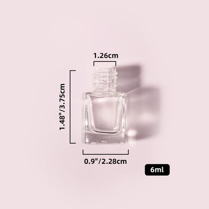 400 Bottles per Box - Glass Car Air Freshener Bottles Wholesale - 6 ml, Empty Refillable Car Scent Storage Bottles (Includes Lid)