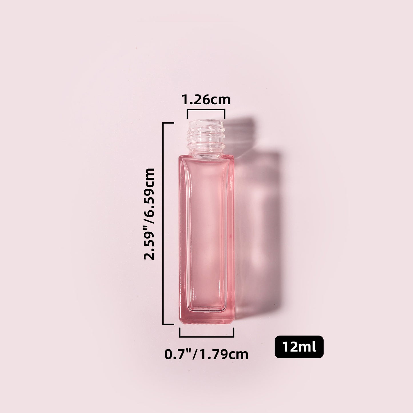 400 Bottles per Box - Glass Car Air Freshener Bottles Wholesale - 12 ml, Empty Refillable Car Scent Storage Bottles (Includes Lid)
