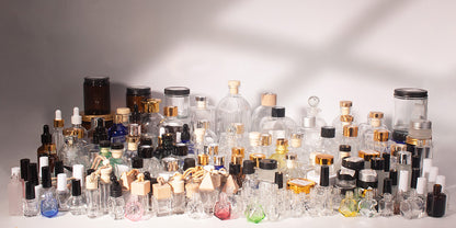 400 Bottles per Box - Glass Car Air Freshener Bottles Wholesale - 12 ml, Empty Refillable Car Scent Storage Bottles (Includes Lid)